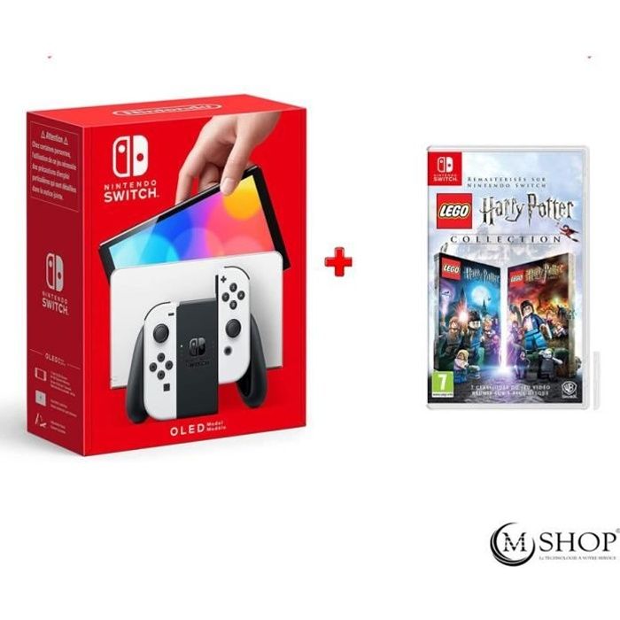 Switch modèle OLED + LEGO Harry potter - vue 2