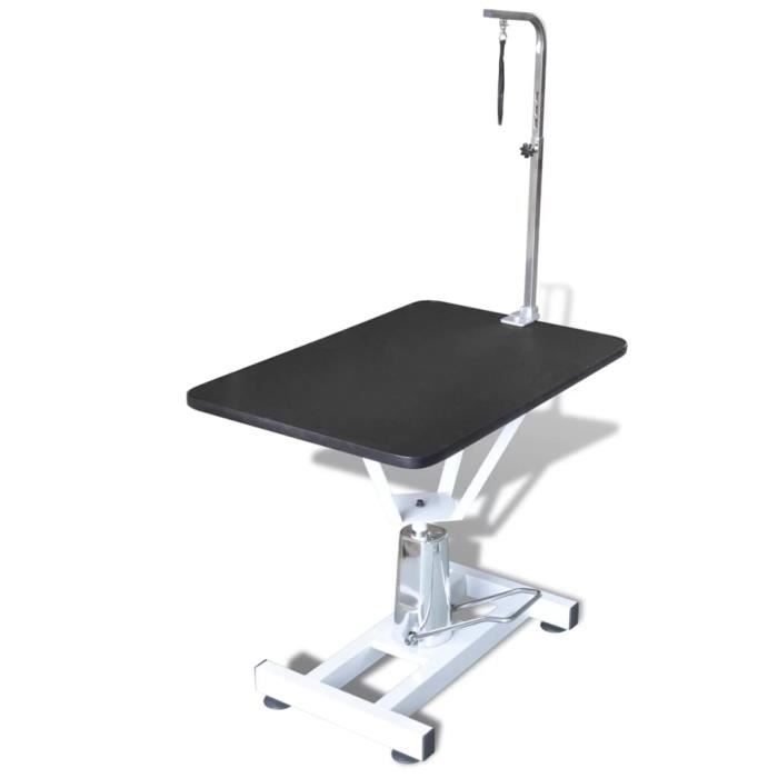 Table De Toilettage Ajustable Hydraulique Pour Chiens Avec Pivot