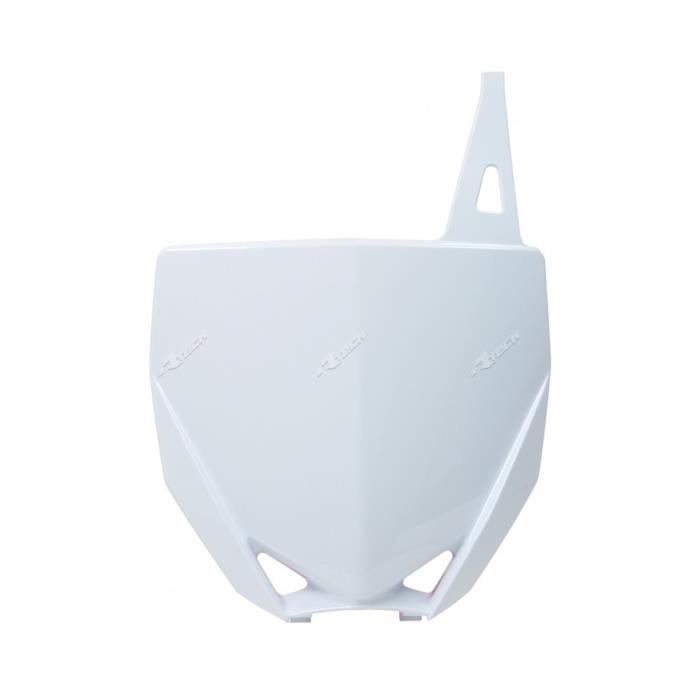 Plaque frontale Racetech blanche Yamaha YZ85 Blanc