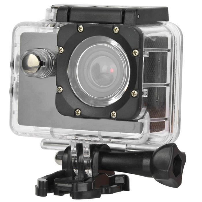 Caméra d'action pour Casque de Moto 4K, Caméra étanche 30 IPS