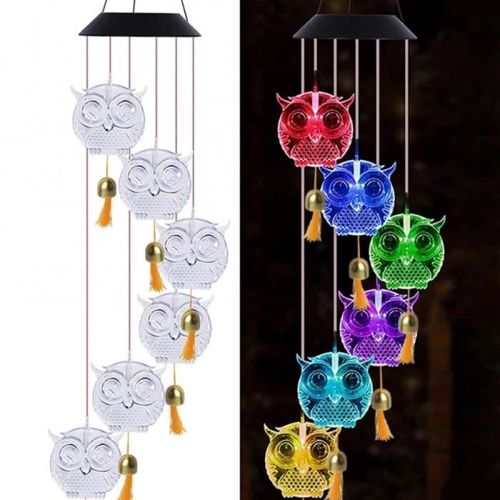 Lampe hibou d'extérieur sonore - 22,87