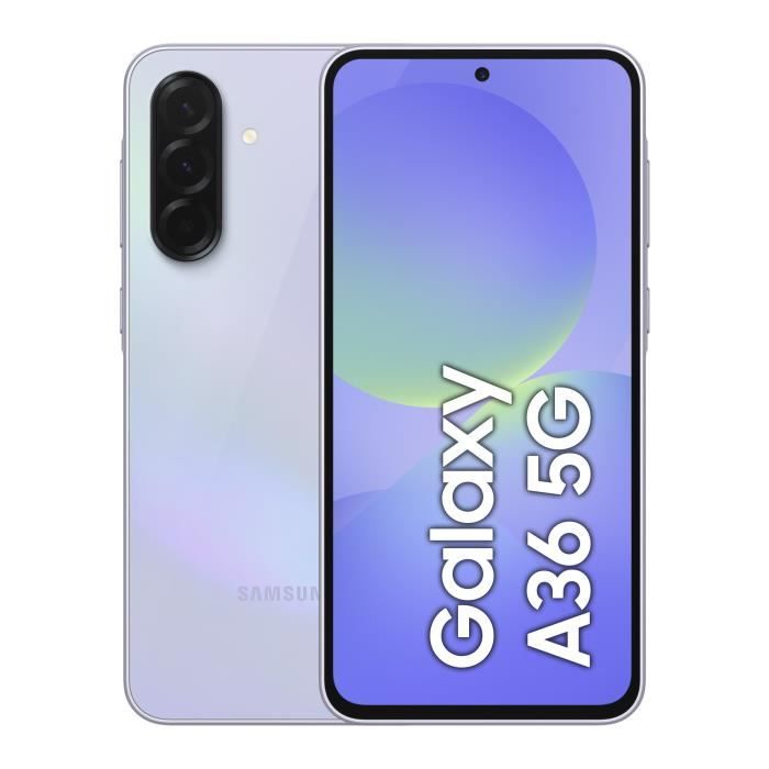 SAMSUNG Galaxy A36 5G Smartphone 256 Go Lavande SAMSUNG Galaxy A36 5G Smartphone 256 Go Lavande