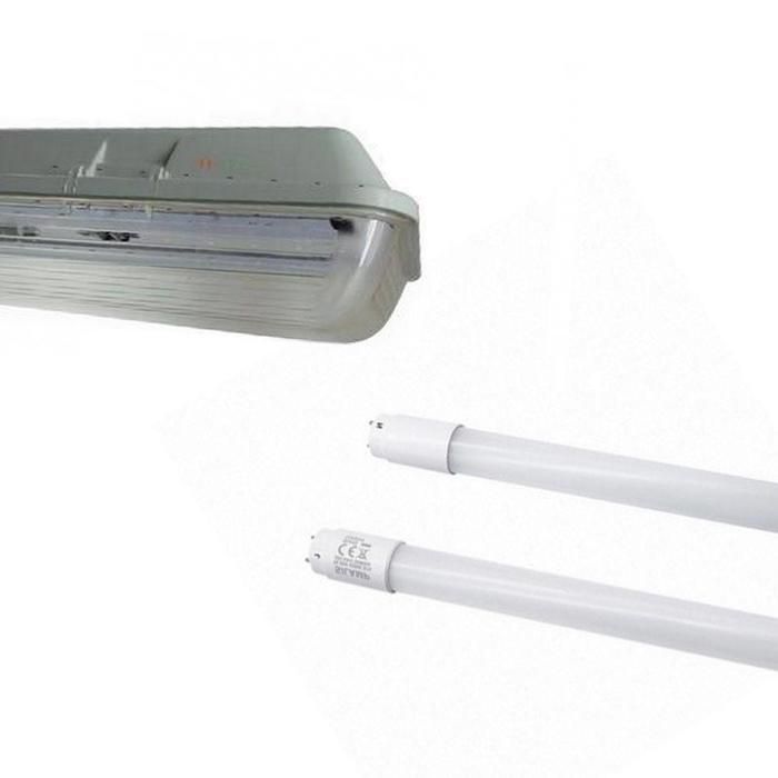 Réglette LED étanche 90cm 26W IP65 - Blanc Neutre 4000K à 5500K - Éclairage Intérieur/extérieur Facile à Installer