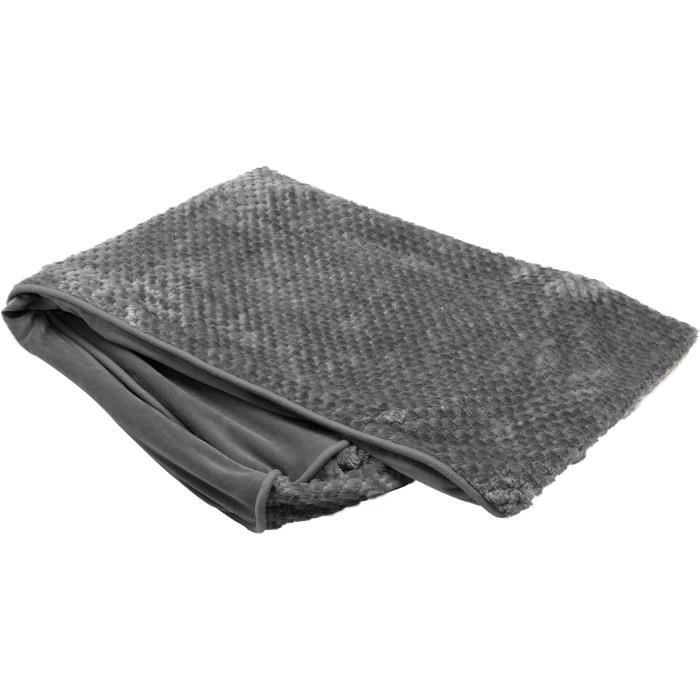 Housse De Rechange En Peluche Et Daim Pour Lit De Chien - Lavable En