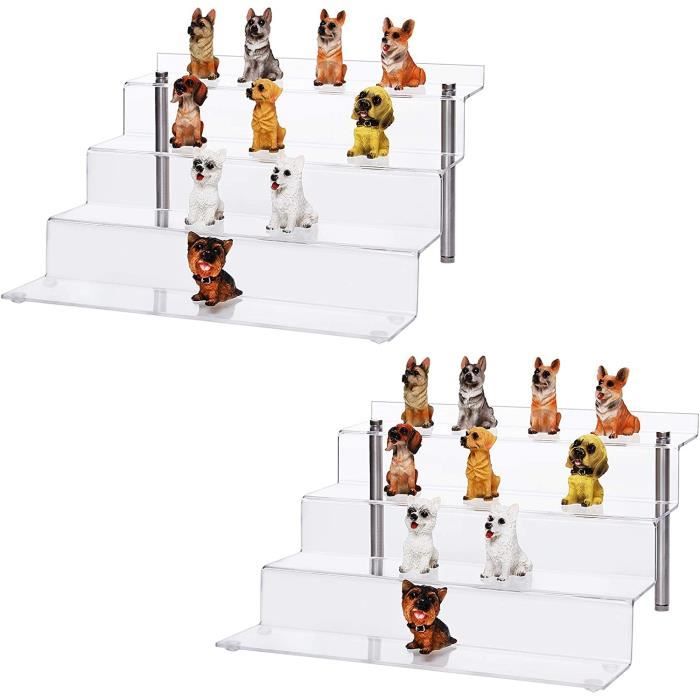 Présentoir En Acrylique Transparent 8 Niveaux - Escalier Pour Parfums, Bijoux, Figurines, Vernis - Design Moderne