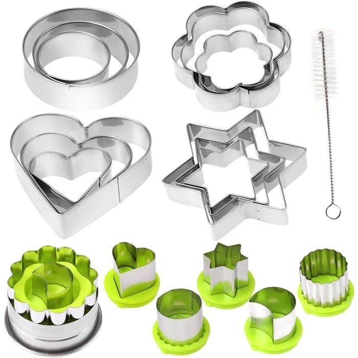 Emporte-pièces Oursons en Acier Inoxydable - 5 Molds pour Biscuits Festifs