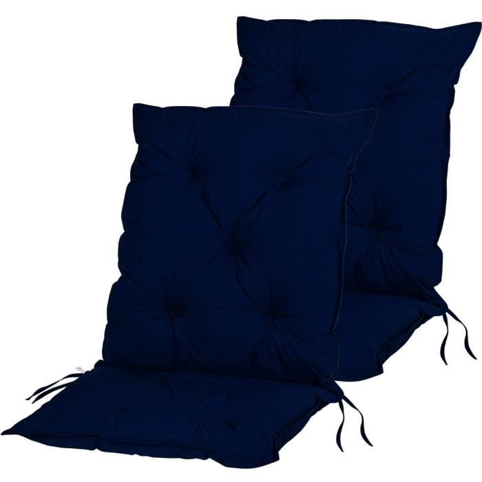 Coussin De Chaise Longue 120x50 Cm - Rembourrage épais, Tissu Doux, Antidérapant - Pour Chaise à Bascule, Jardin, Balcon - Facile à Entretenir