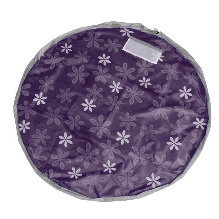 Sac De Rangement Jouet LEADSTAR - 150 Cm - Tapis Pliable Avec Cordon - Pour Lego Et Petits Jouets - Transport Facile