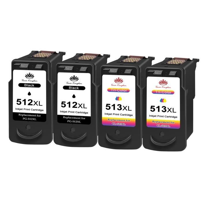 Remanufacturées Canon PG-512 XL Noir pour imprimantes PIXMA