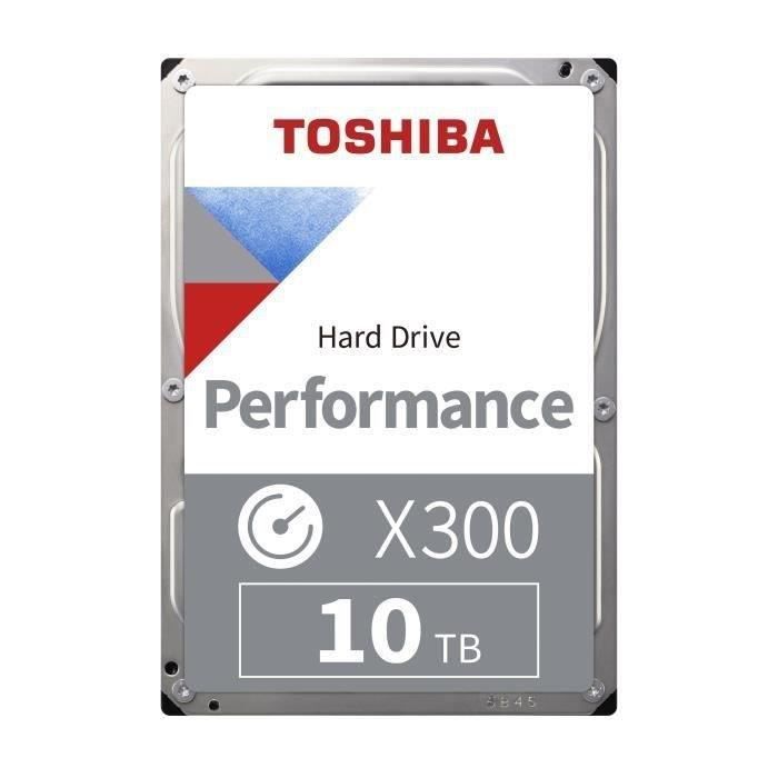 TOSHIBA X300 - High-performance Hard Drive Disque dur interne - 10 To - 256 Mo - 3,5\