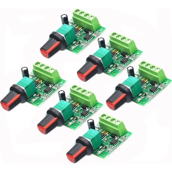 Modulo Regolatore PWM 5A 90W Per Motori DC - Velocità Regolabile 4.5V-35V, Anche Per Luci LED