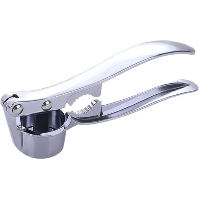 Presse-Ail Professionnel Inox - Hachoir à Ail Facile à Nettoyer - Alliage De Zinc - Cadeau Cuisine