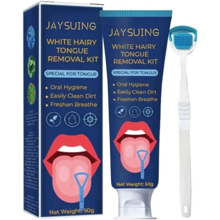 Tongue Grattoir Hygiène Tongue Brush Cleaner Kit Langue Langue