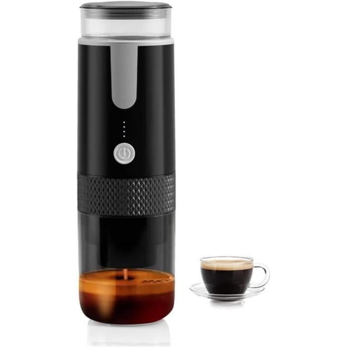 Cafetière Voyage 12V Machine à Café Portable 12V - Pour Voiture Et Camping, Capsules Ou Moulu Café Camping