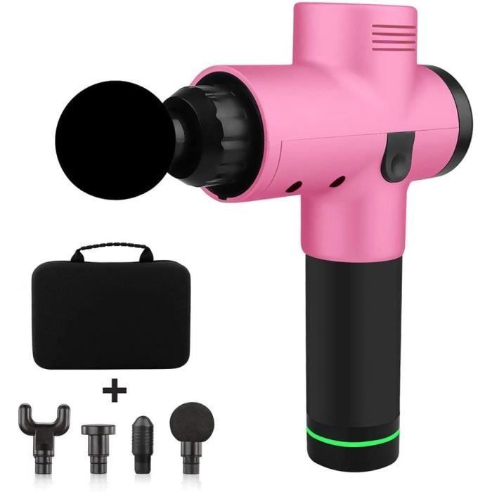 Pistolet De Massage électrique FODRK - Pour Dos, Cou, Muscles - Fonctions Percussion, Vibration