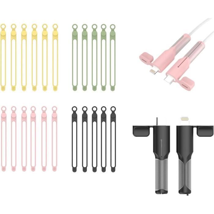 Lot De 20 Serre-Câbles Métalliques 3mm Acier Inoxydable Avec Anneaux Cœur Et Tubes Aluminium