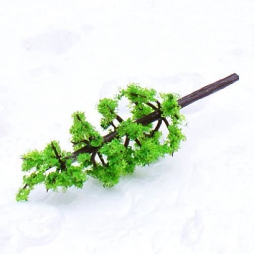 15 Arbres Modélisme Cèdre HO (échelle 1:87) - Pour Maquettes Trains, Décors, Dioramas, Tronc Fil De Fer, Feuillage Dense - 7
