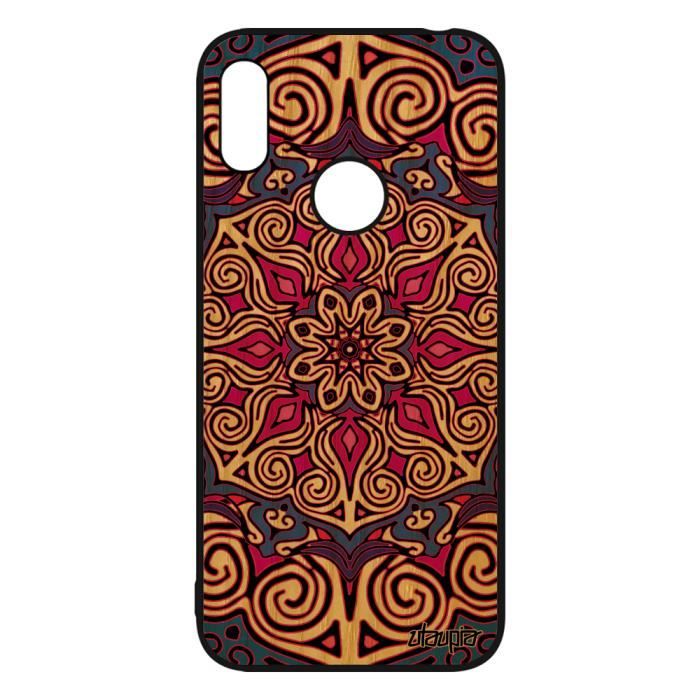 mumbi Protective Case for Huawei Y6 in Mandala Design in Transparent
