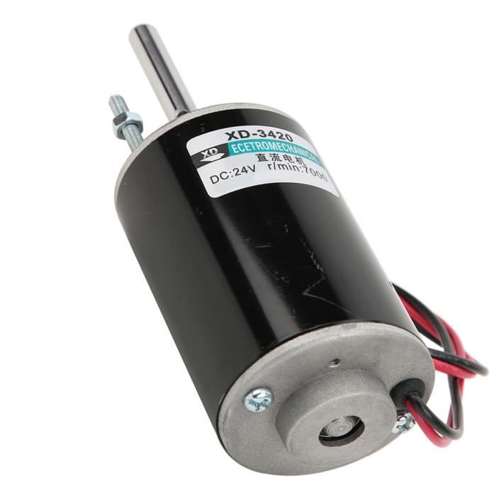 Moteur électrique DC Pour Jouets Et Projets DIY - Faible Bruit, Couple élevé - Corps En Acier Inoxydable Et Boîtier ABS - 4