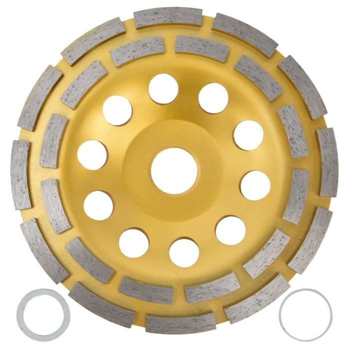 Lot De 2 Disques Diamant 125mm Pour Béton Et Pierre - Professionnel Et Haute Performance