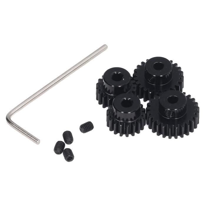 Engrenages Courroie VGEBY Pour Axial SCX I/II VS4-10 - Transmission Silencieuse | Alliage Aluminium Rouge