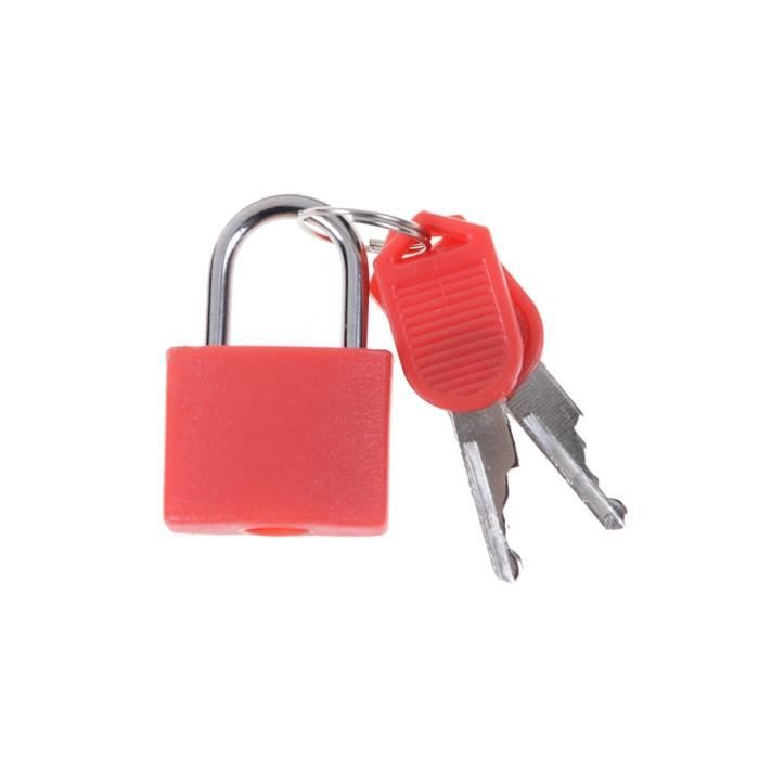 10 Pcs Serrures de Valise avec Clés Mini Serrures en Métal pour Bagages Cadenas Multicolores en Cuivre pour Valise, Sac à Dos, Boîtes Sac à Dos pour Ordinateur Portable