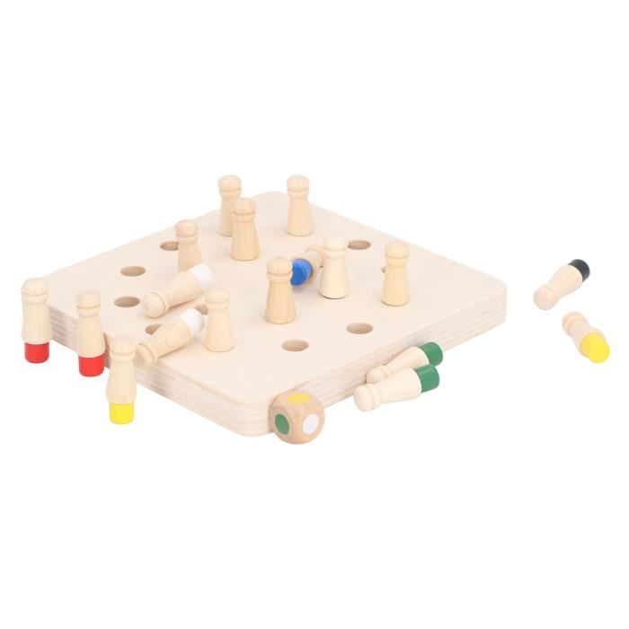 Jeu De Mémoire Assorti 30 Pièces Jeu De Société En Bois 3 Ans Et Plus