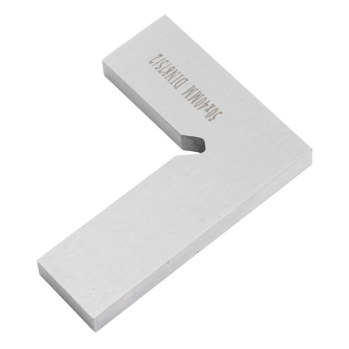 Règle équerre à Angle Droit 90° En Aluminium - Outil De Mesure Précis Pour Charpentier, Menuisier Et Bricolage