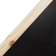 Tableau Ardoise Maison - Atmosphera - H 116 cm - Noir et marron - Objets décoratifs-1