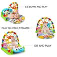 tapis de jeu bébé multifonction bambin gym jouet plancher ramper couverture tapis avec musique piano pédale fitness cadre-1