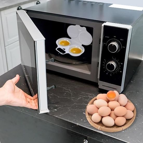 A3)Pocher à œufs au micro-ondes, ustensile de cuisine de qualité