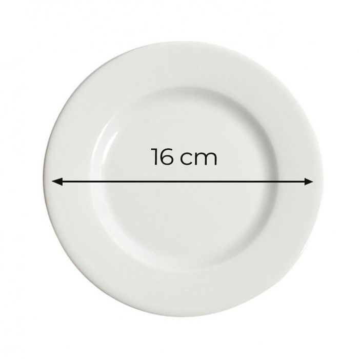 PERLES DE ROSEE BLANCHES Bread plate 14 cm