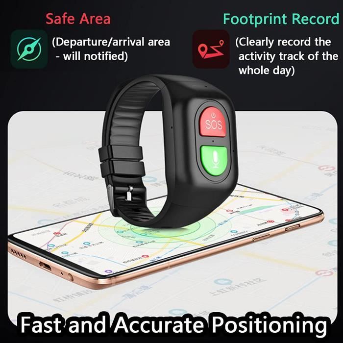 Bracelet Alarme Personne Agee Détecteur de Chute Montre Intelligente pour Personnes  Âgées 4G SOS Une Clé pour L'aide [658] - Cdiscount Téléphonie