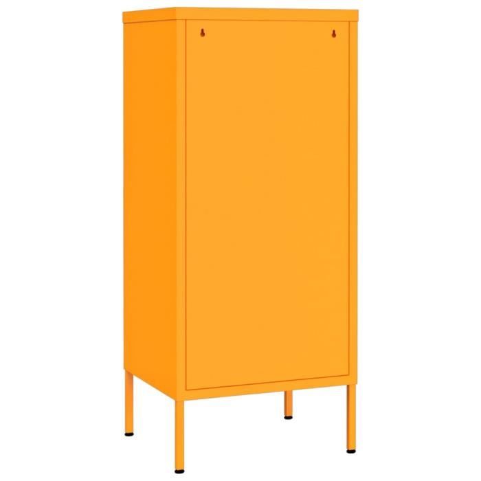 Armoire De Rangement Noir - 42,5x35x101,5 Cm - Acier - Neuve
