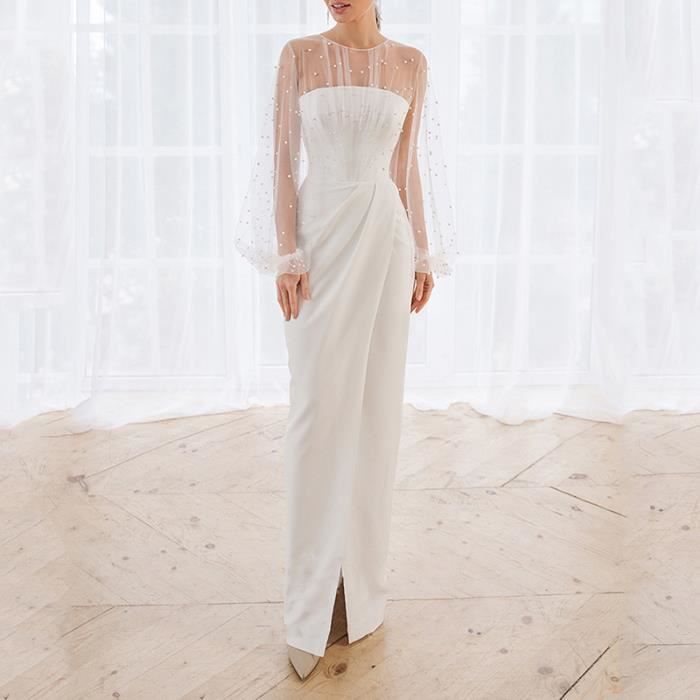 Robe de soirée voile deals