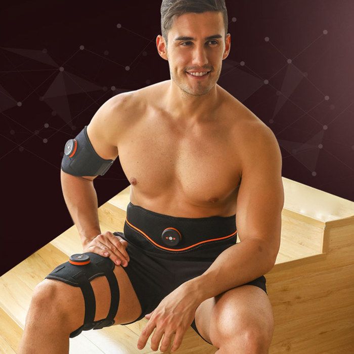 Acheter Musculation Fitness électrique stimulateur musculaire bras jambe  Abdominal exercice Machine amincissant ceinture Vibration Fitness masseur