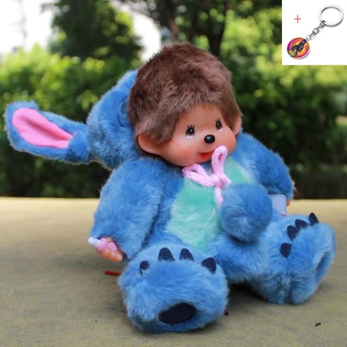 Poupée jouet - ZASTONE - KIKI Doll Cartoon Monchhichi en costume Stitch -  Bleu et rose - Intérieur - 20cm - Cdiscount Jeux - Jouets