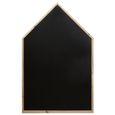 Tableau Ardoise Maison - Atmosphera - H 116 cm - Noir et marron - Objets décoratifs-2