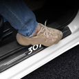 4 pièces voiture seuil de seuil de seuil plaque décor autocollant pour Peugeot 308 408 206 307 accessoires-2