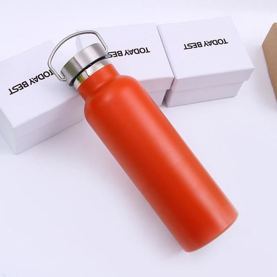 Bouteille deau en Acier Inoxydable arteesol Bouteille Isotherme 500//750//1000 ML Double Paroi Bouteille deau Isol/ée Conception de Bouche Mince Bouteille deau /étanche Sans BPA Bouteille r/éutilisable