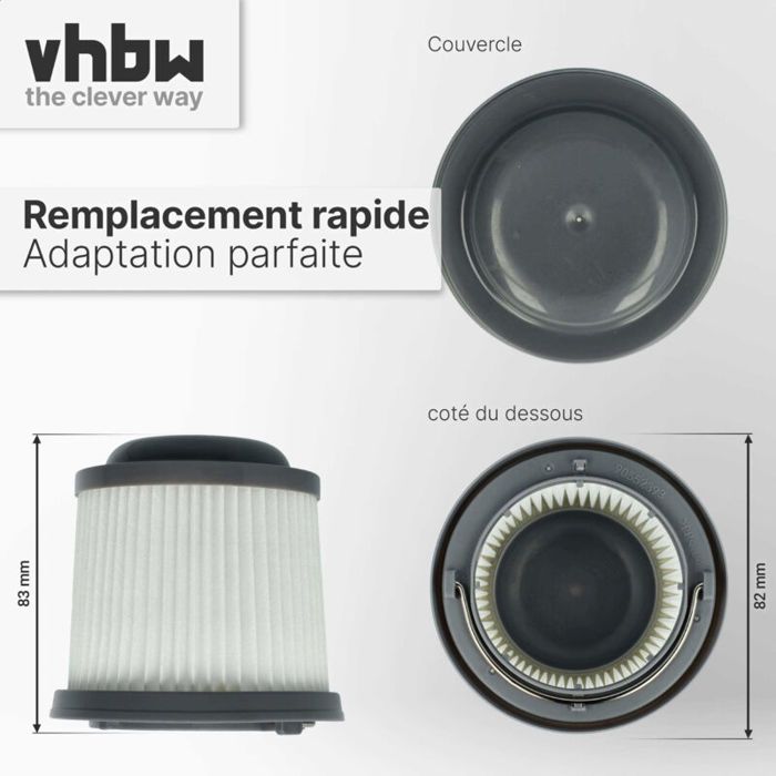 URPIZY Lot De 2 Filtres De Rechange Lavables Pour Aspirateur Black & Decker Dustbuster Pivot PD1820LF PV1210