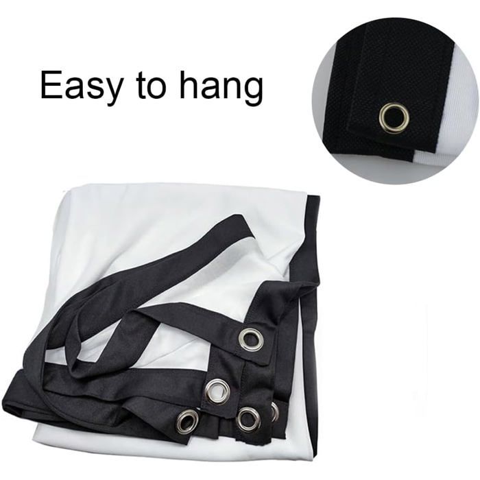 Écran De Projection Arrière Pliable-KAL-Tissu Fenêtre,pliable,pour Projection Virtuelle