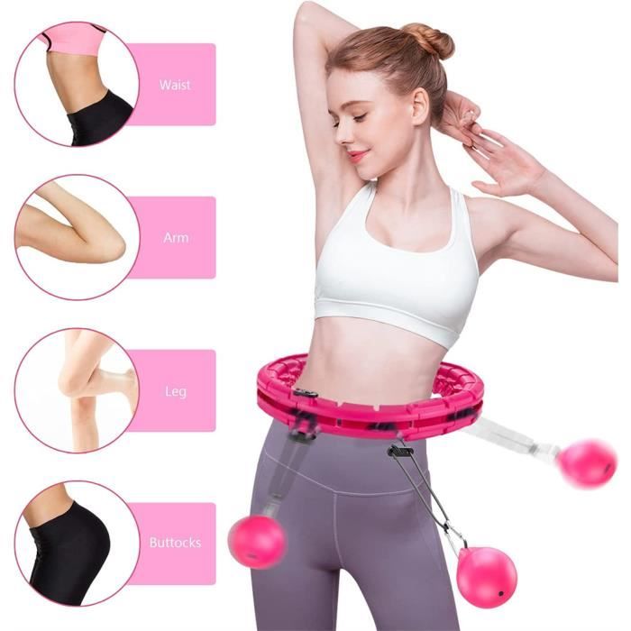 Cerceau De Fitness Avec Ceinture De Sudation - Anneau Sport Pour Taille Et Perte De Poids