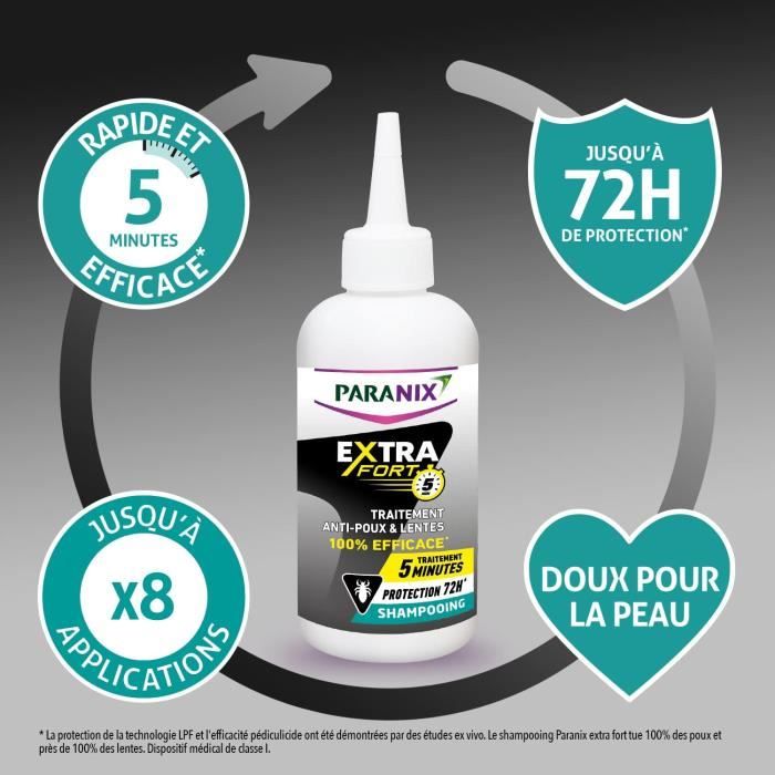 PARANIX - Peigne anti-poux 3 en 1