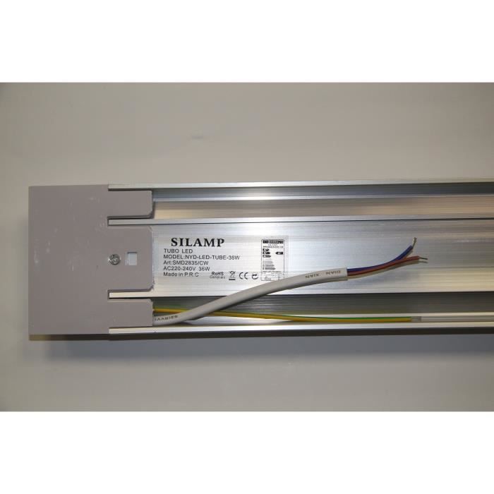 Gleitern LED Deckenleuchte 120 Cm – 36 W, Kaltweiß, Dimmbar