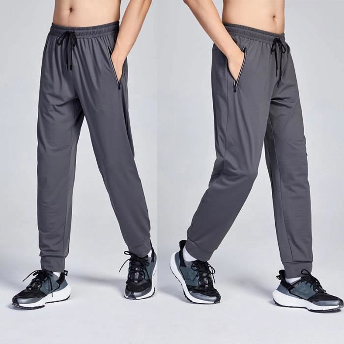Pantalon De Jogging Homme Stretch - Taille élastique, Coupe Large - Pour Sport, Musculation, Quotidien