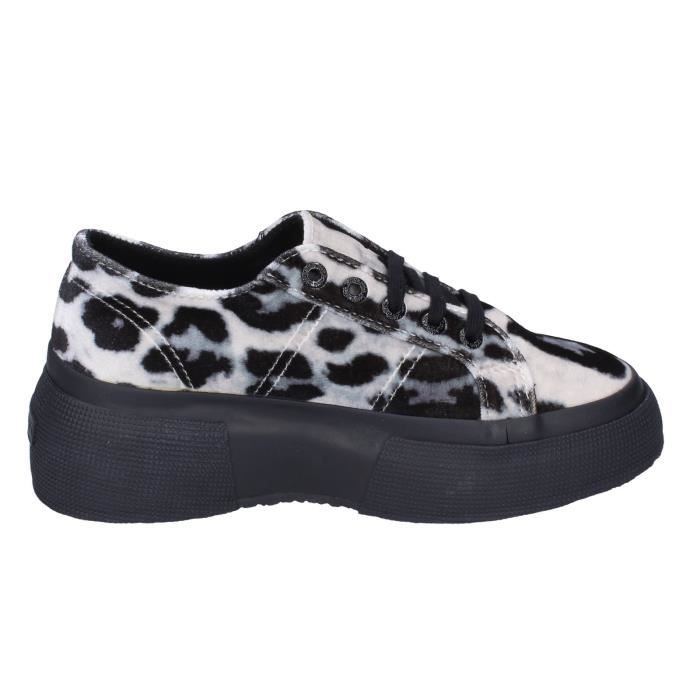Superga online noir femme