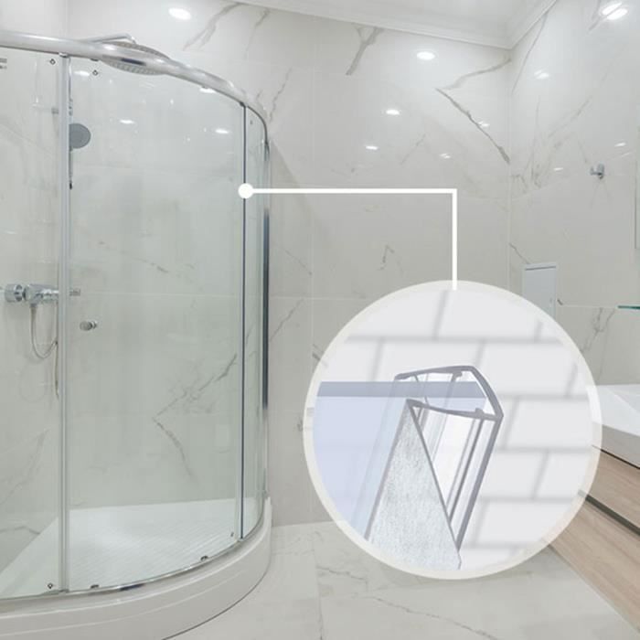 Joint PVC 2160 mm pour porte de douche en verre 10-12mm - Shower