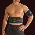 TD® Electrostimulateur musculaire Ceinture abdominale chargement USB Appareil minceur bras et jambes Fitness entraînement-3