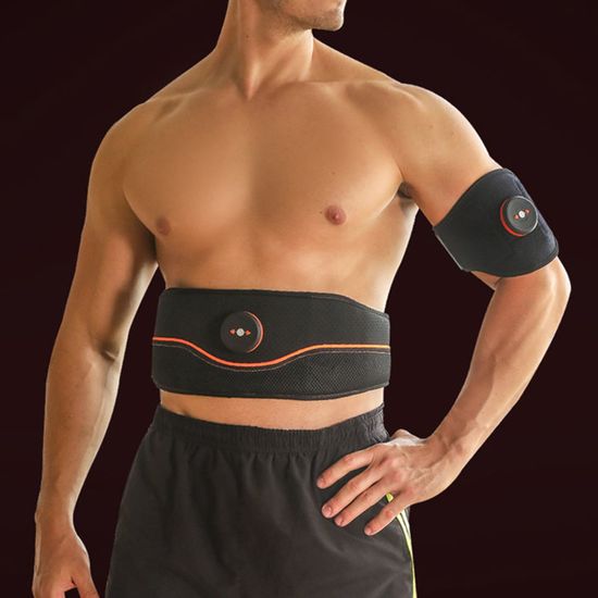 Beurer EM 36 Ceinture abdominale, Entraînement abdominal EMS,  Electrostimulation musculaire pour renforcer les muscles abdominaux - Bleu  : : Sports et Loisirs